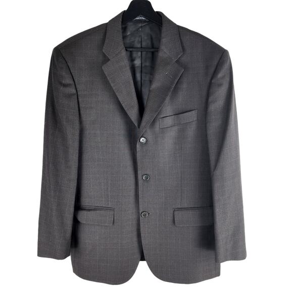 Missoni Cerruit 1881 VIrgin Wool Three Button BLazer Dark Gray SIze 40R - Picture 1 of 9